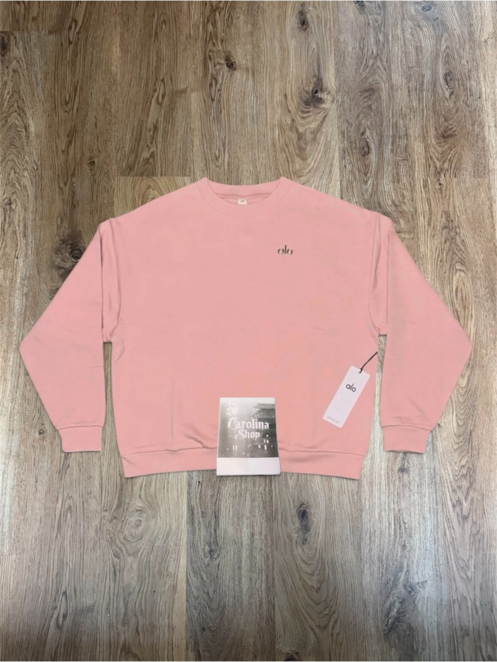 Alo Yoga Quartz Pink Crewneck Sweatshirt NWT 🌸